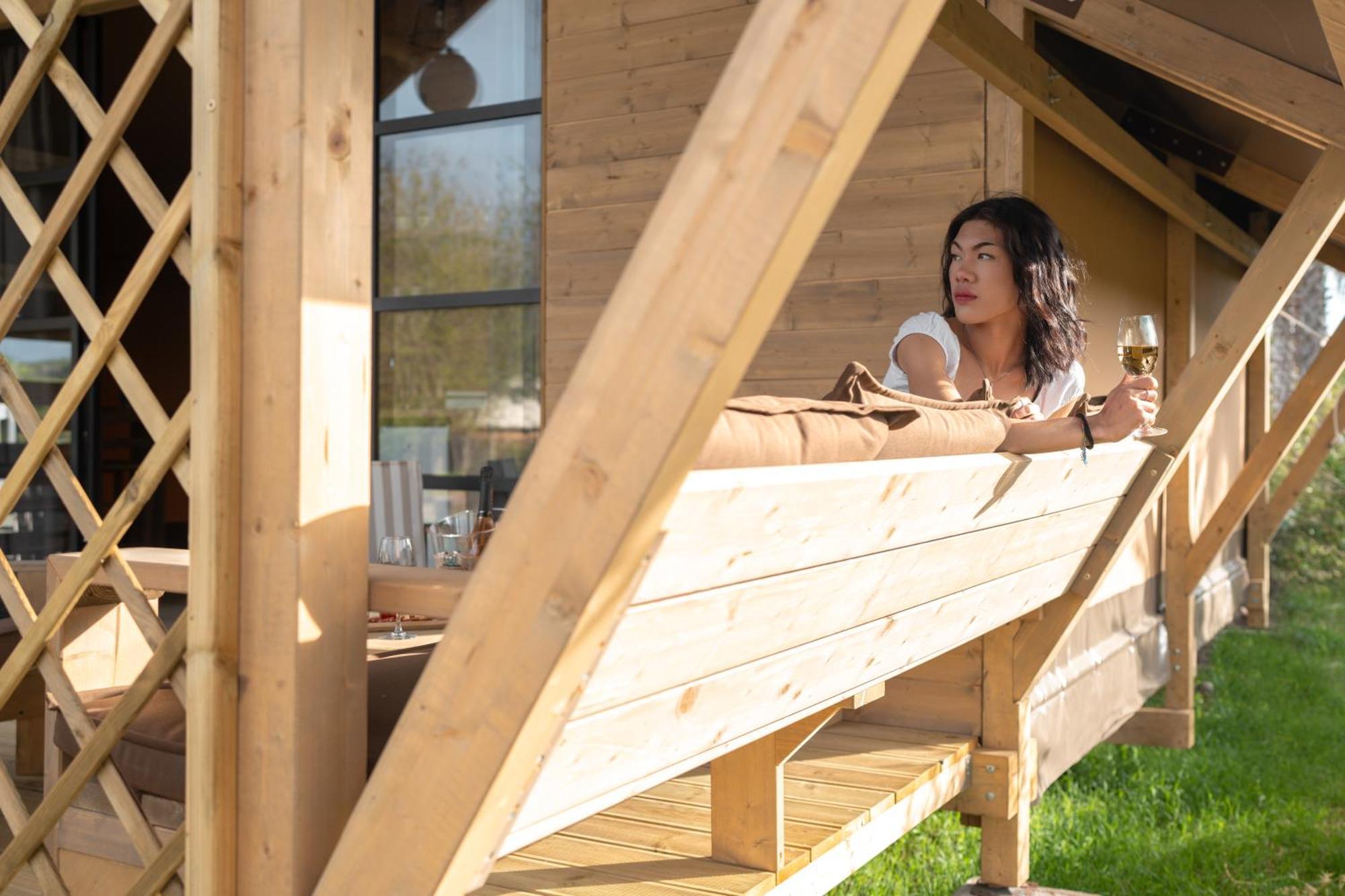 Agriglamping Butterfly House Sardegna Hotell Olmedo Exteriör bild